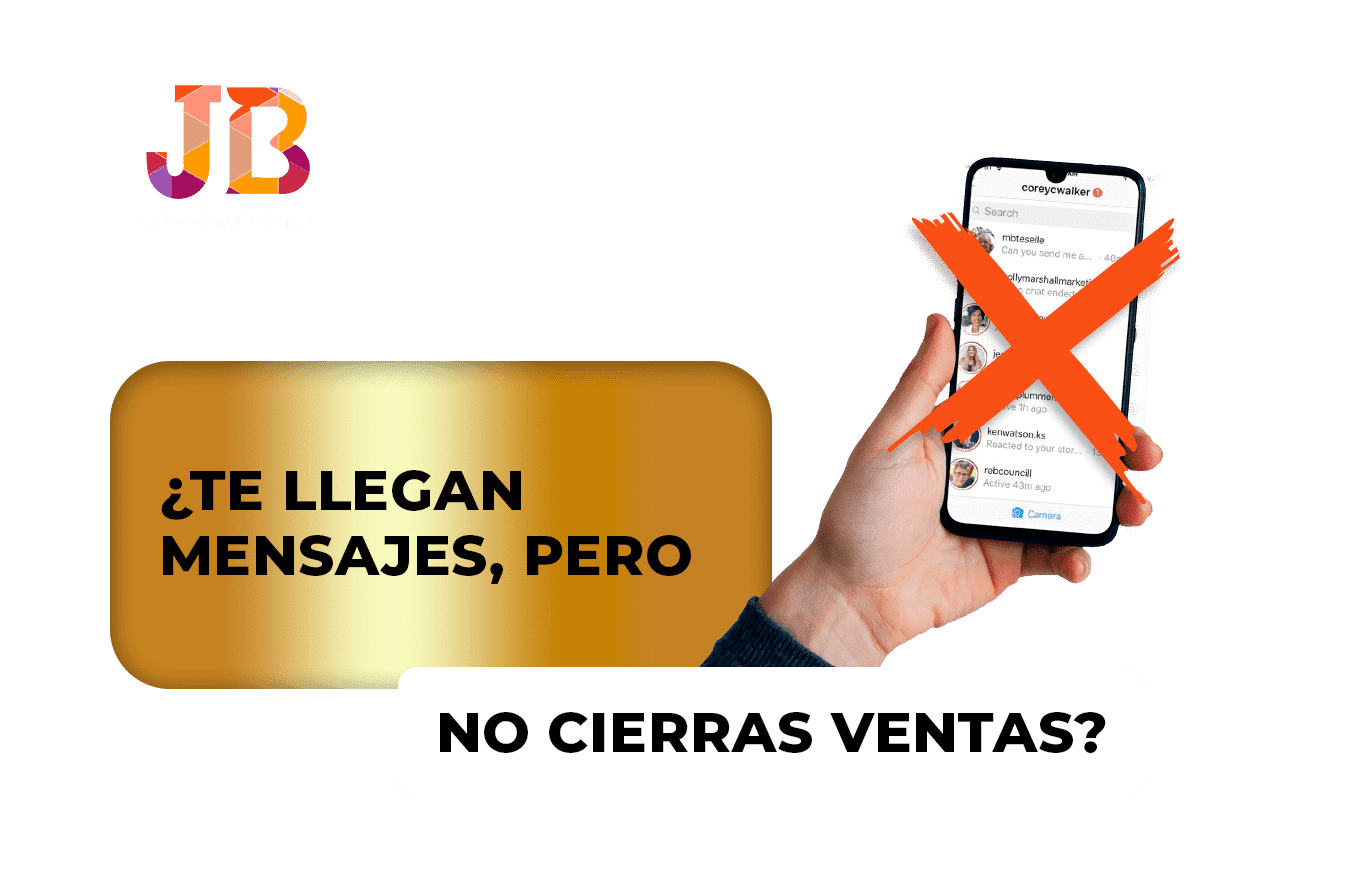 Te llegan mensajes pero no cierras ventas
